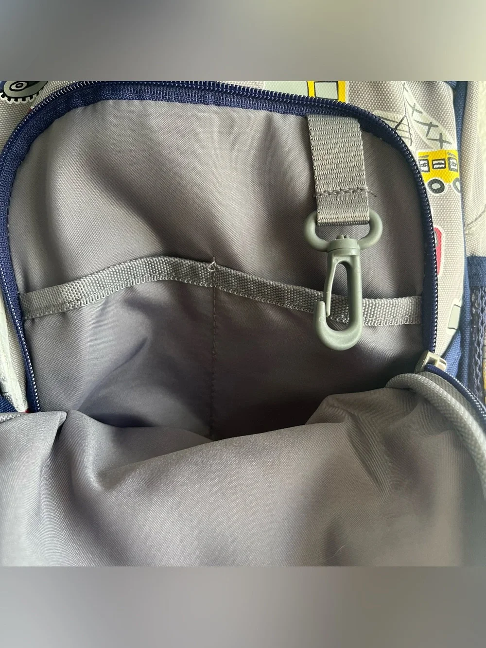 Pottery Barn Kids Jax construction glow-in-the-dark Mackenzie backpack small